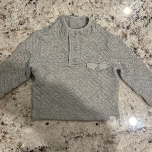 *GENTLY WORN* babyGap 2 Year Quilted 3-Button Quarter Button Pullover